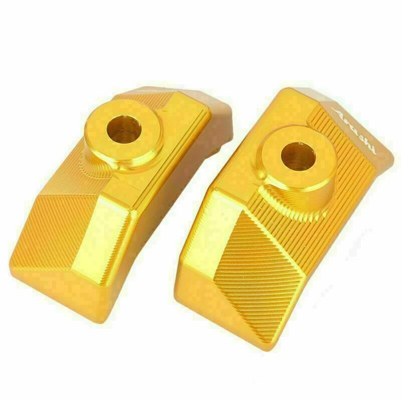 Rear Fork Spindle Chain Adjuster Block for Kawasaki Z800 (2012–2015) Gold