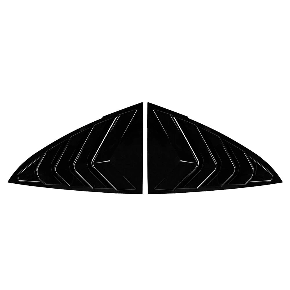 Rear Window Side Vent Shutter Louver Cover Trim for Tesla Model 3 (2017–2023)