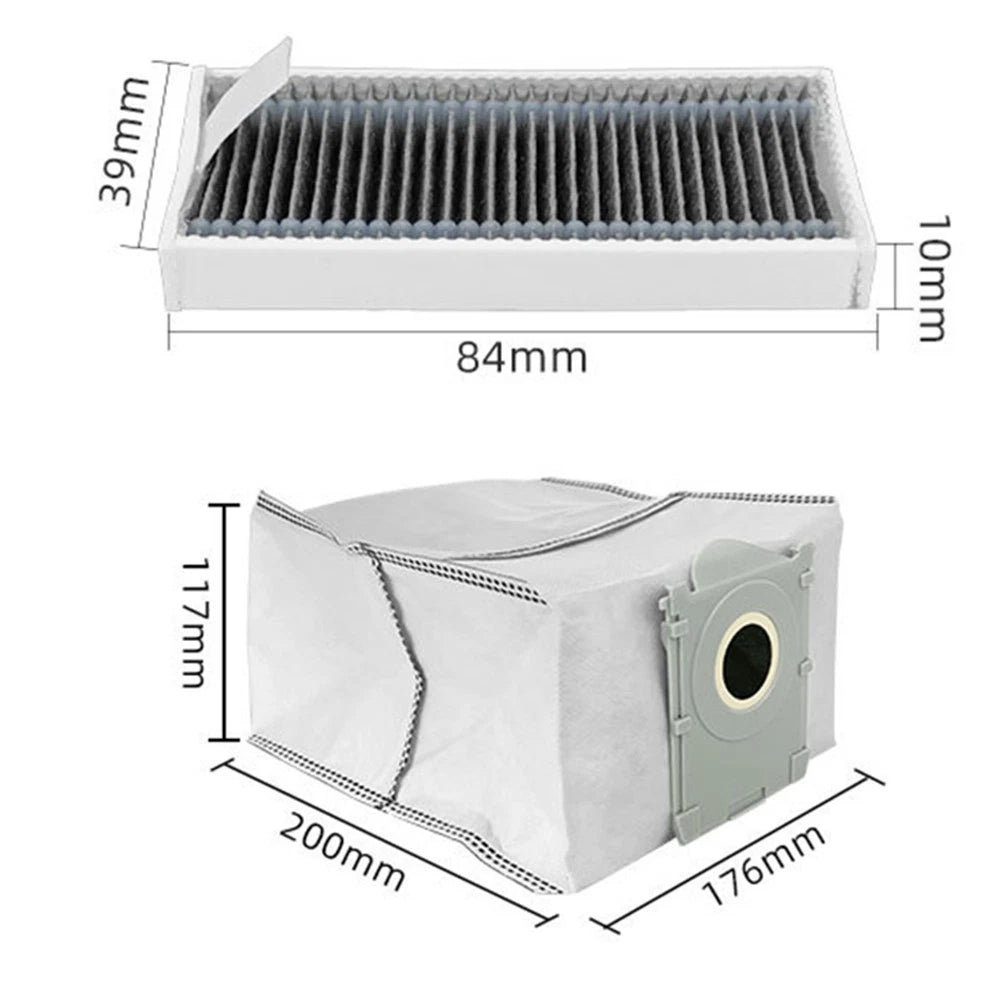 Roller Brush Set & Mop Cloths for ECOVACS DEEBOT X9 Pro (2021–2023)