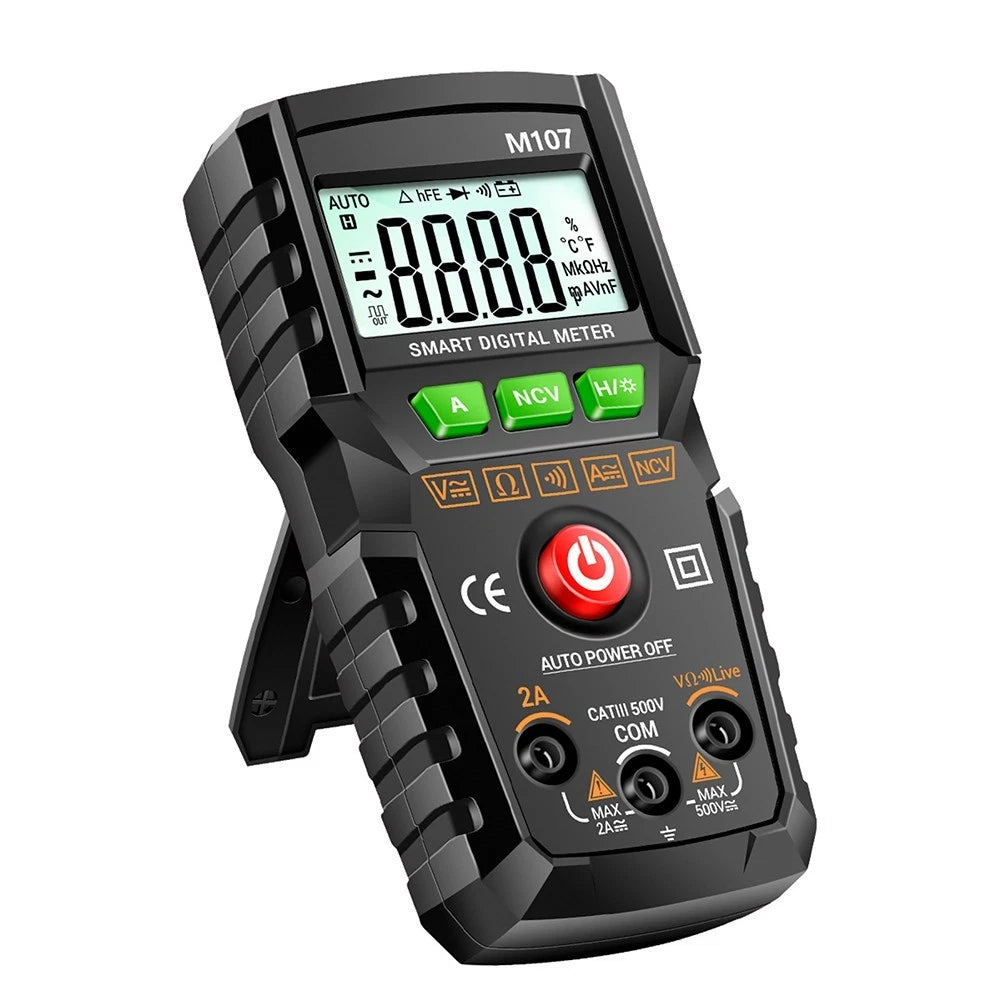 Digital Multimeter M107 4000 Counts Auto-Ranging AC/DC Voltage Current
