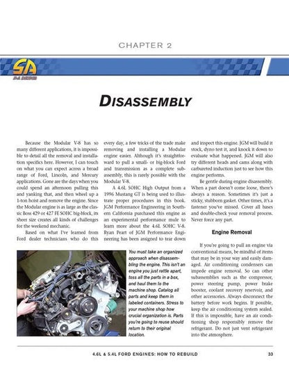 Shop Manual for Ford 4.6L 5.4L V8 Engines (SOHC DOHC)