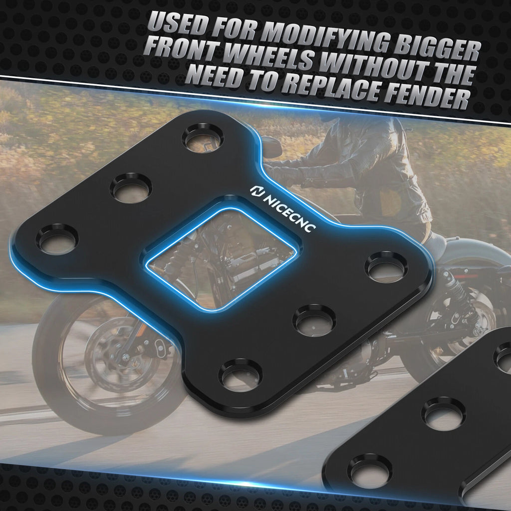 Front Fender Riser Bracket for Harley Sportster 1200 (2007–2023)