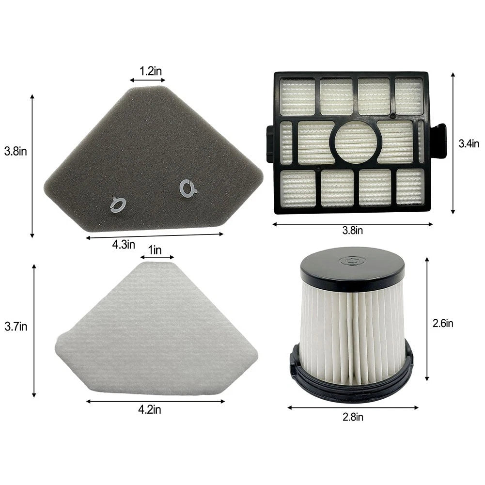 Reusable Filter Kit for Shark BU3120, BU3523 (Compatible)