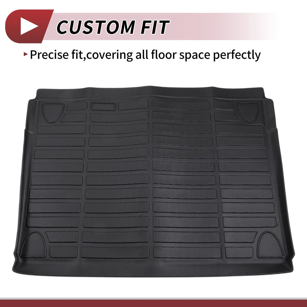 Cargo Liner Rear Trunk Mat for Ford Bronco 4 Door (2021–2025) TPE Grid Pattern