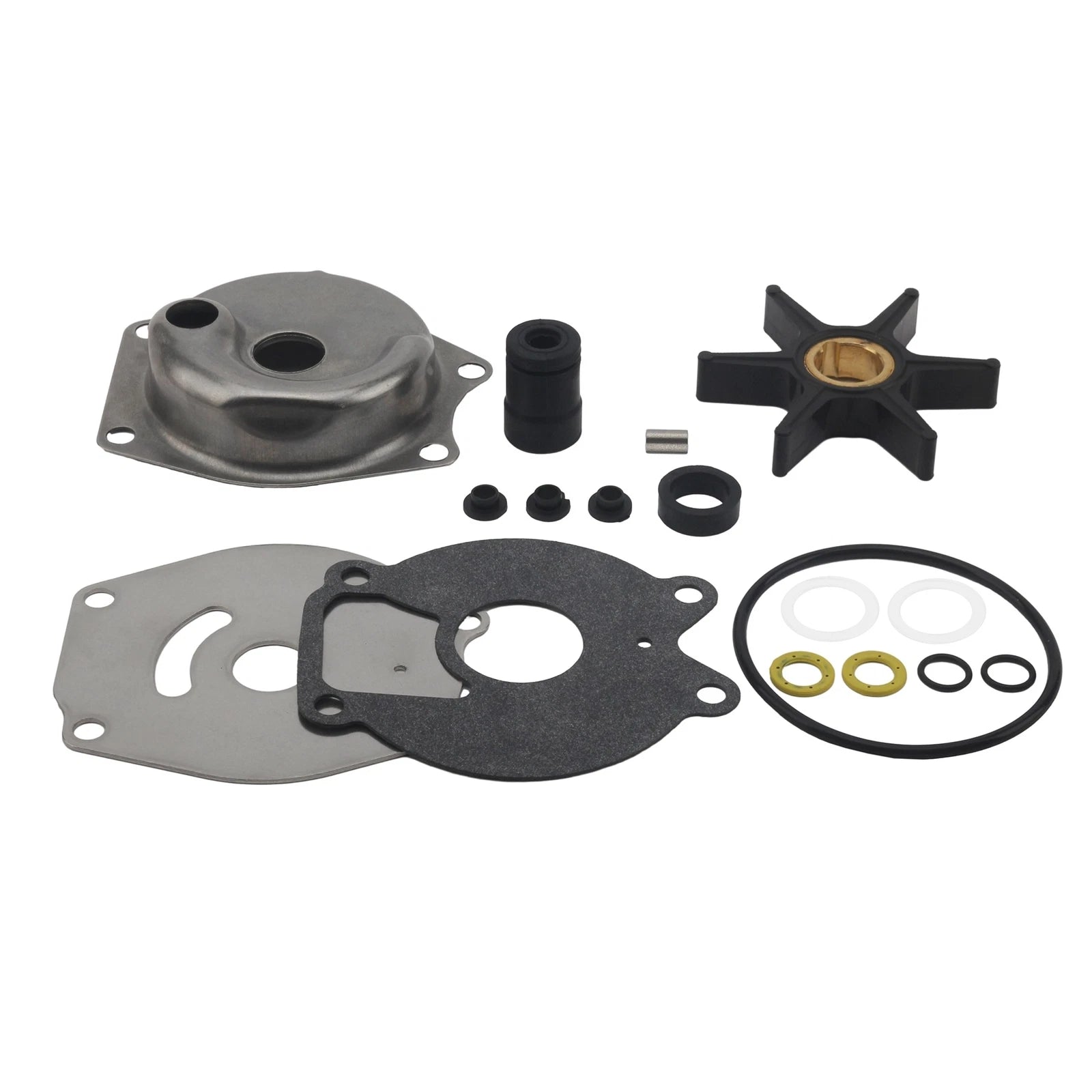 Outboard Water Pump Impeller Service Kit for Mercury 9.9-25 HP (1990-2023)