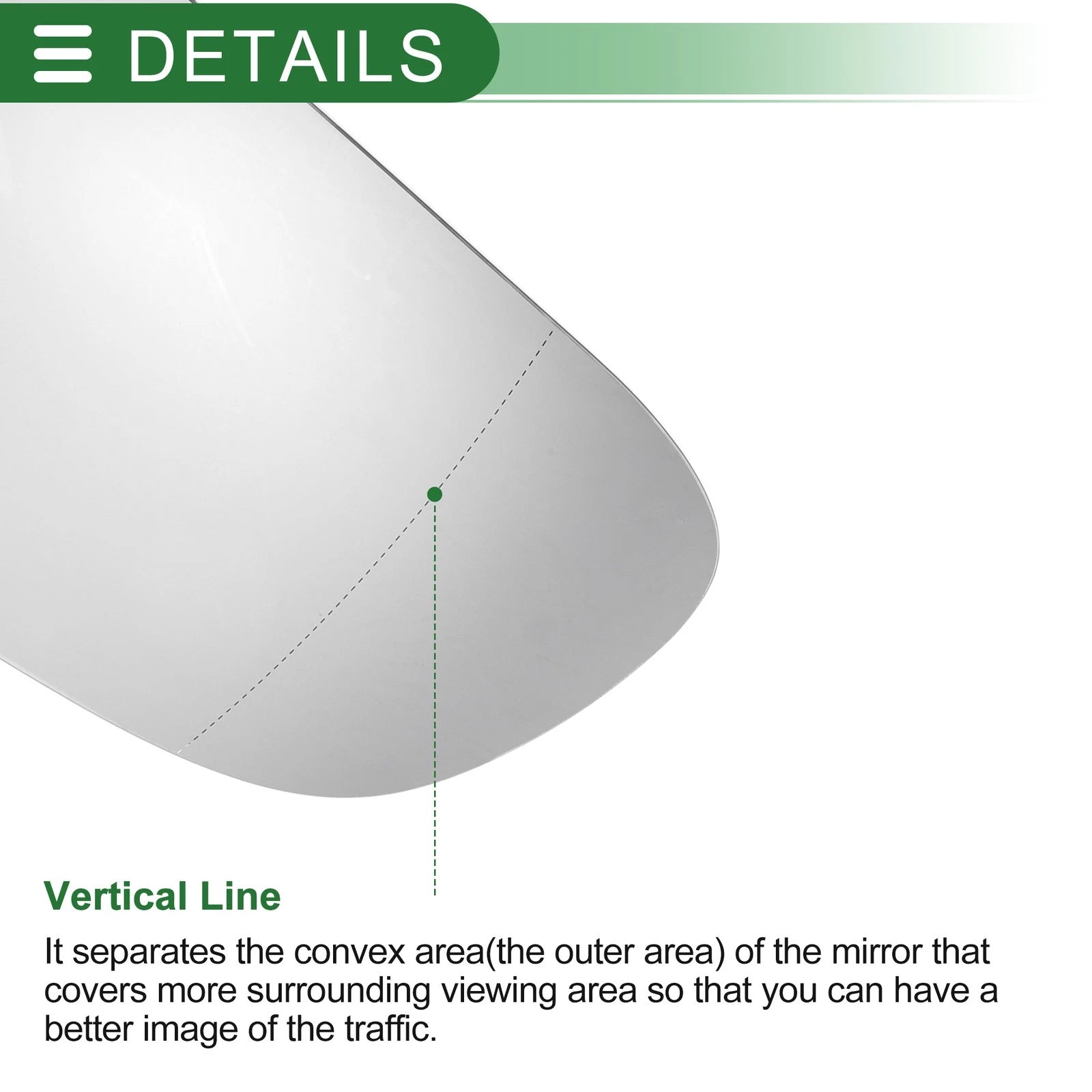 Heated Left Side Mirror Glass for Audi A3 A4 A5 (2010–2013)