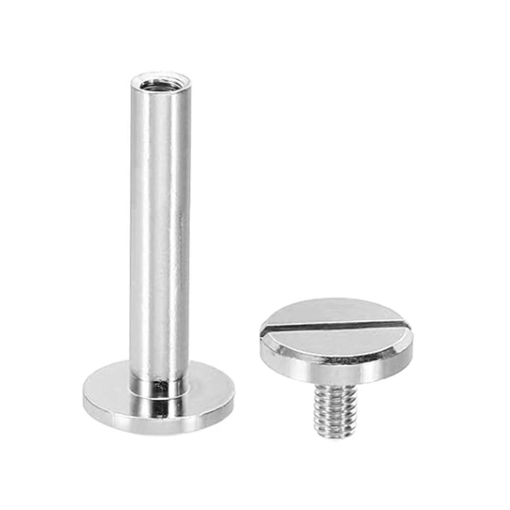 Set of 4 Chicago Screws for Craft Projects - Solid Brass