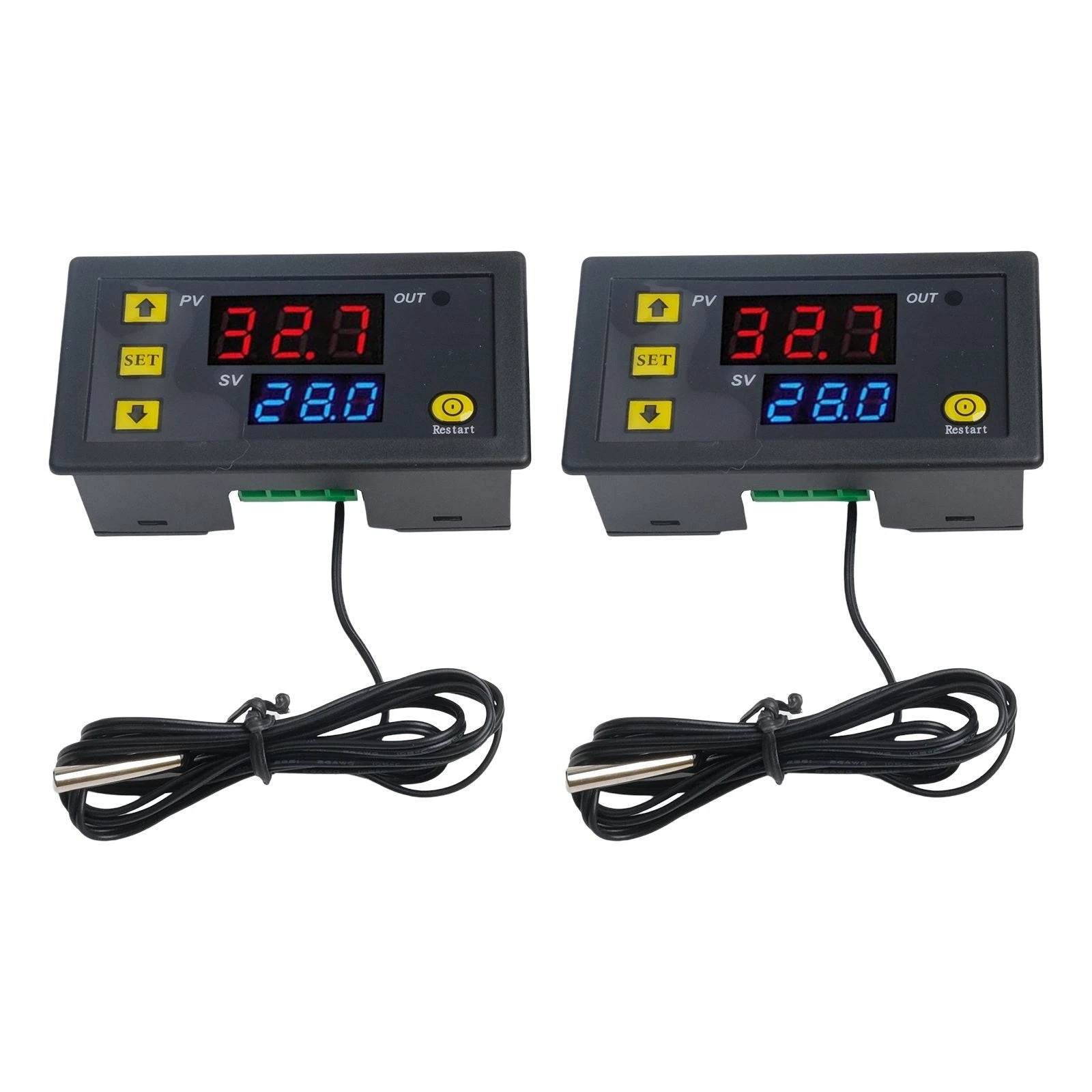 2X AC Digital Temperature Controller W3230 for Automotive