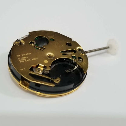 Watch Movement with Stem & Battery for ISA 9232 (23.3mm Diameter)