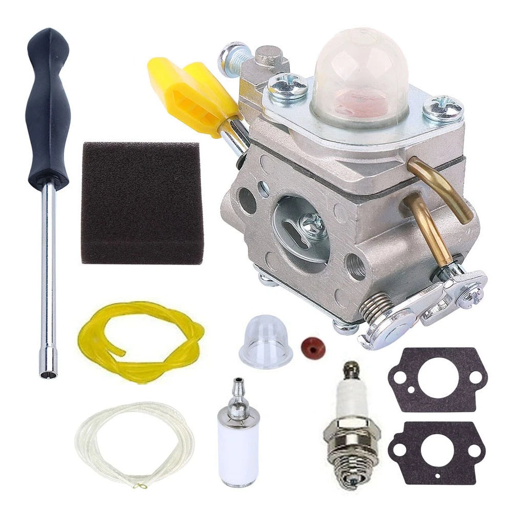 Carburetor Repair Kit for Homelite Craftsman Ryobi 25cc 26cc 30cc Trimmer Blower