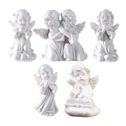 White Girl Angel Nordic Retro Ornament for Home Decor