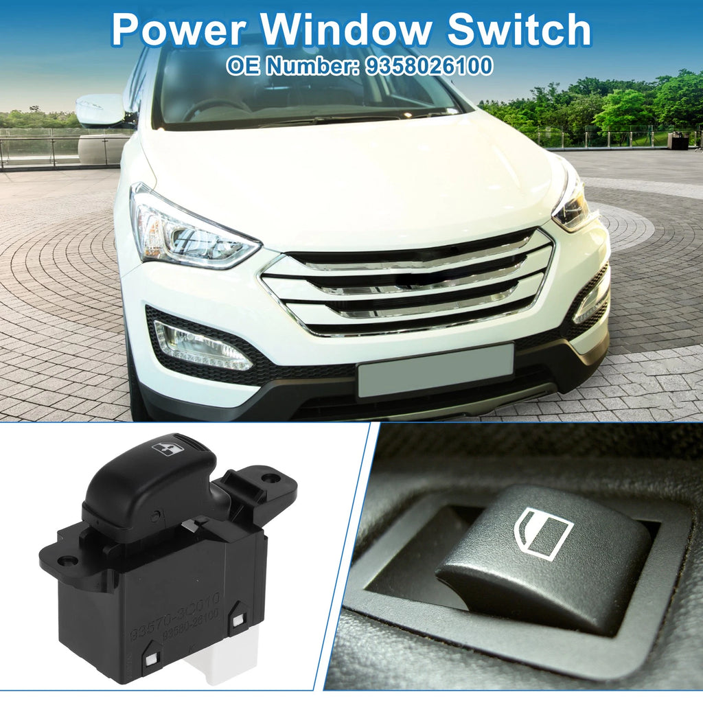 Passenger Side Power Window Switch for Hyundai Santa Fe (2002–2006)