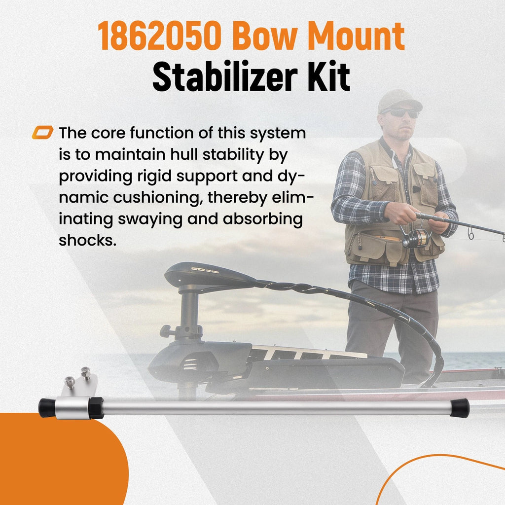 Fortrex Stabilizer for Riptide SF (Heavy Duty Aluminum, Silver Anodized)