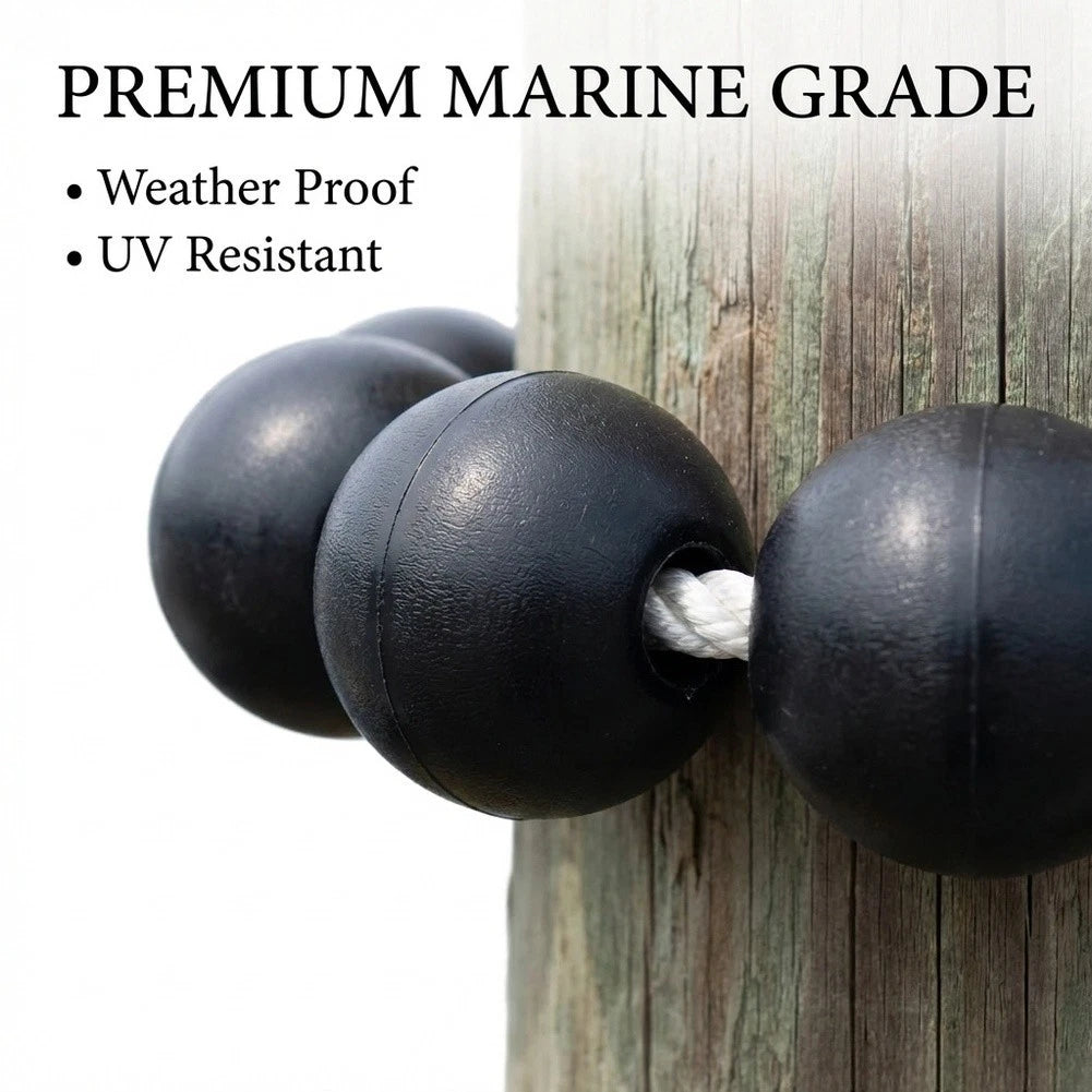 Boat Buoy Ball 2.95in Diameter PVC for Long Term Use