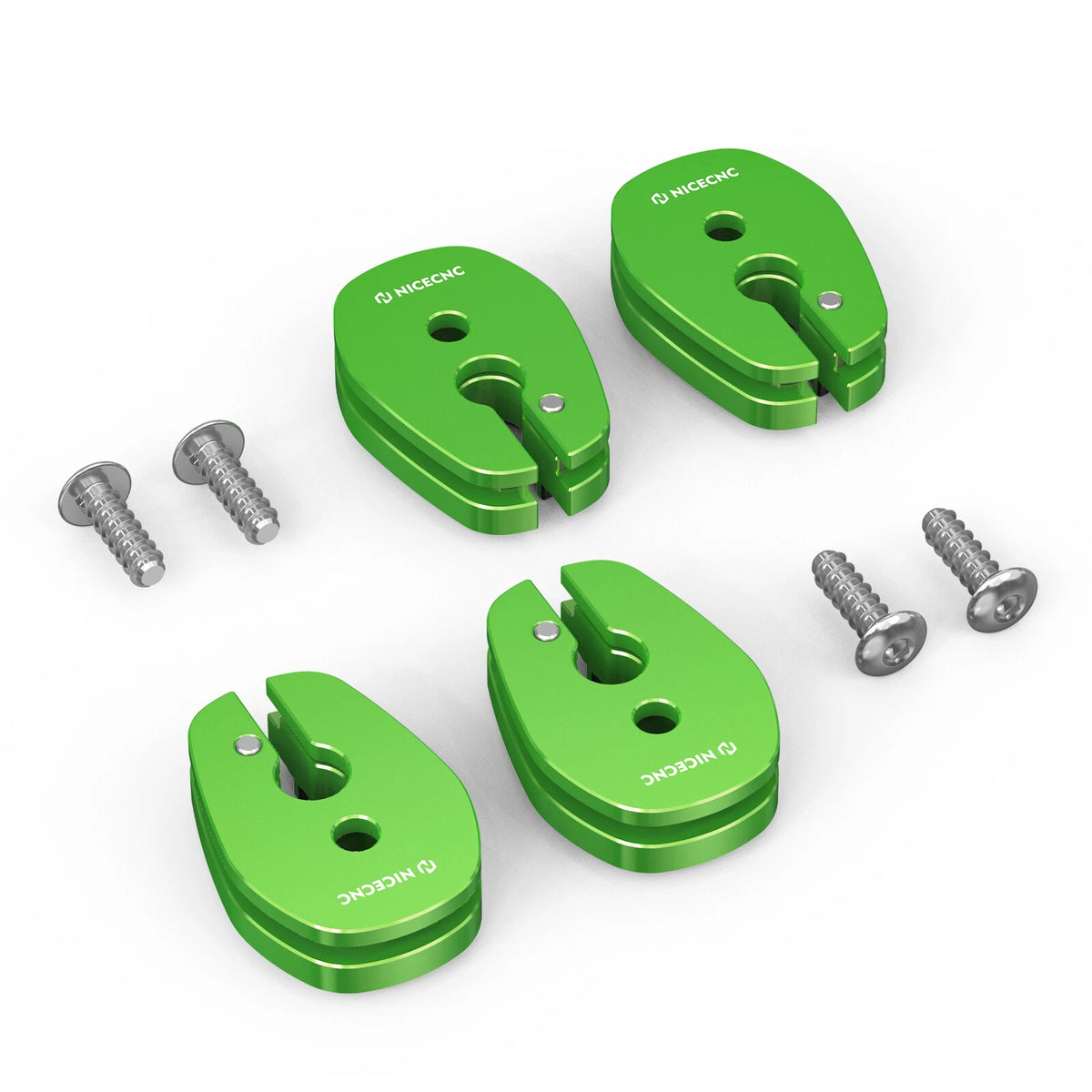 Slotted Blinker Stalk Elimination Adapter Plate Kit for Kawasaki KLR 650 (2008–2018)