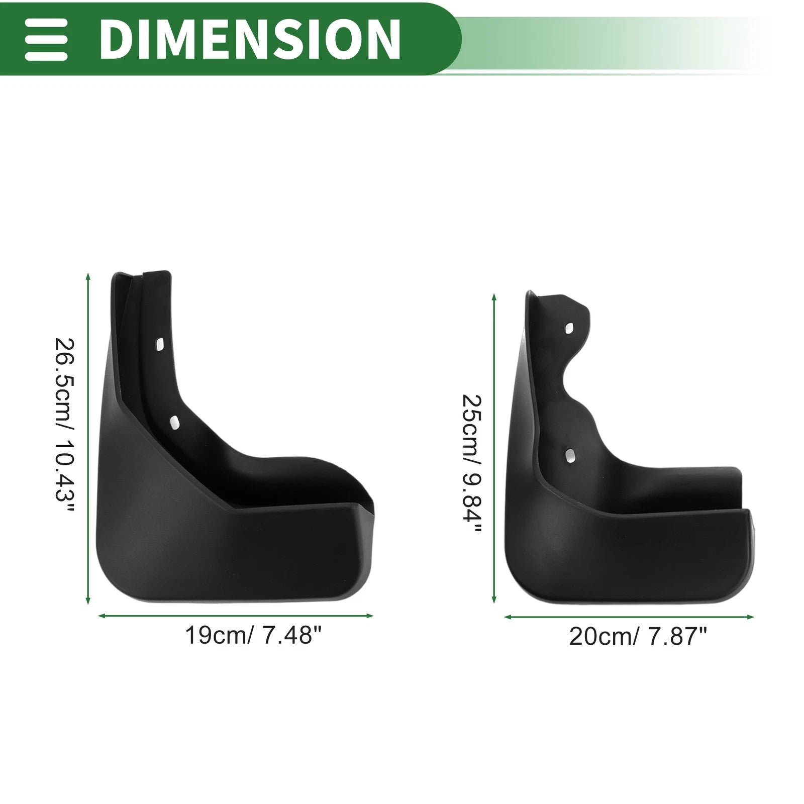 Mud Flap Splash Guard Set Mud Guard for Volkswagen Jetta (Sedan) (2015–2017)