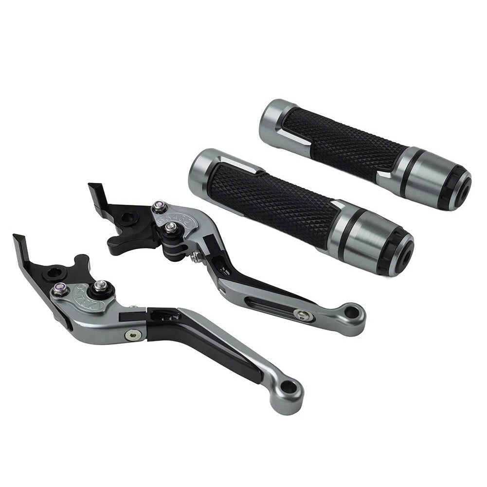 Titan Extendable Brake Clutch Levers Handlebar Grips Sets For Honda CBR600RR