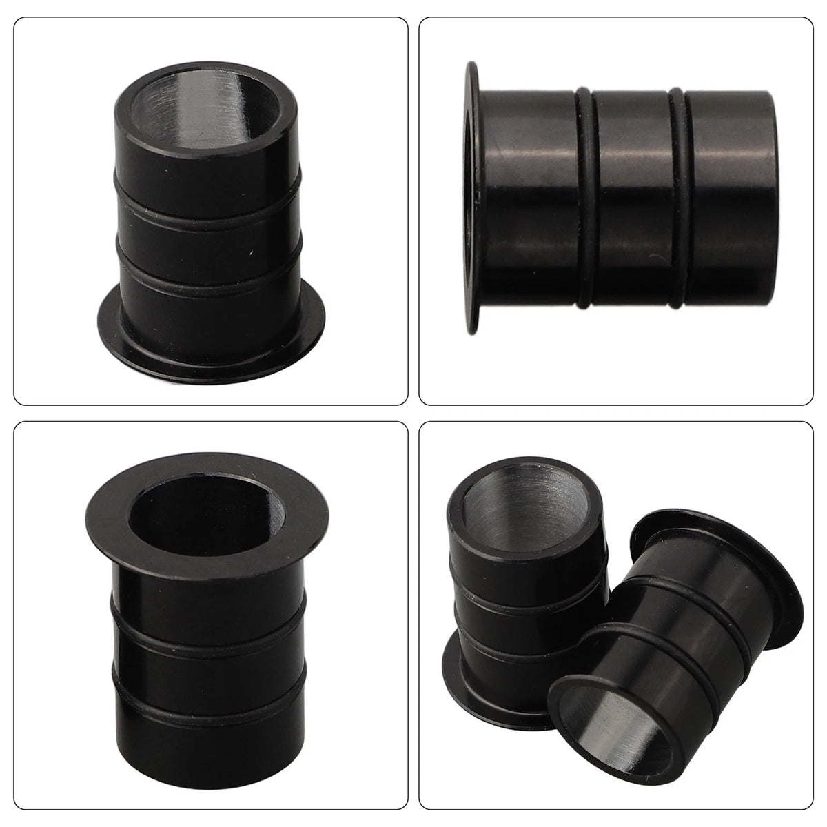 2X 15mm-12mm Thru Axle Quick Release Hub Conversion Adapter for Hope