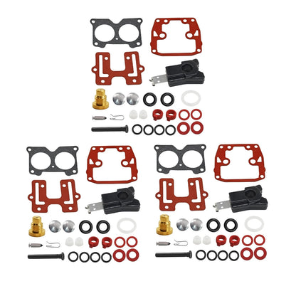 3Pcs Carb Rebuild Kit for Johnson Evinrude V4 (1985–1995) 435443