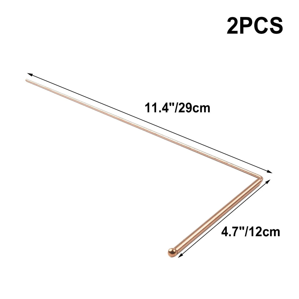 2X Copper Detector Rods for Essential Tool Set