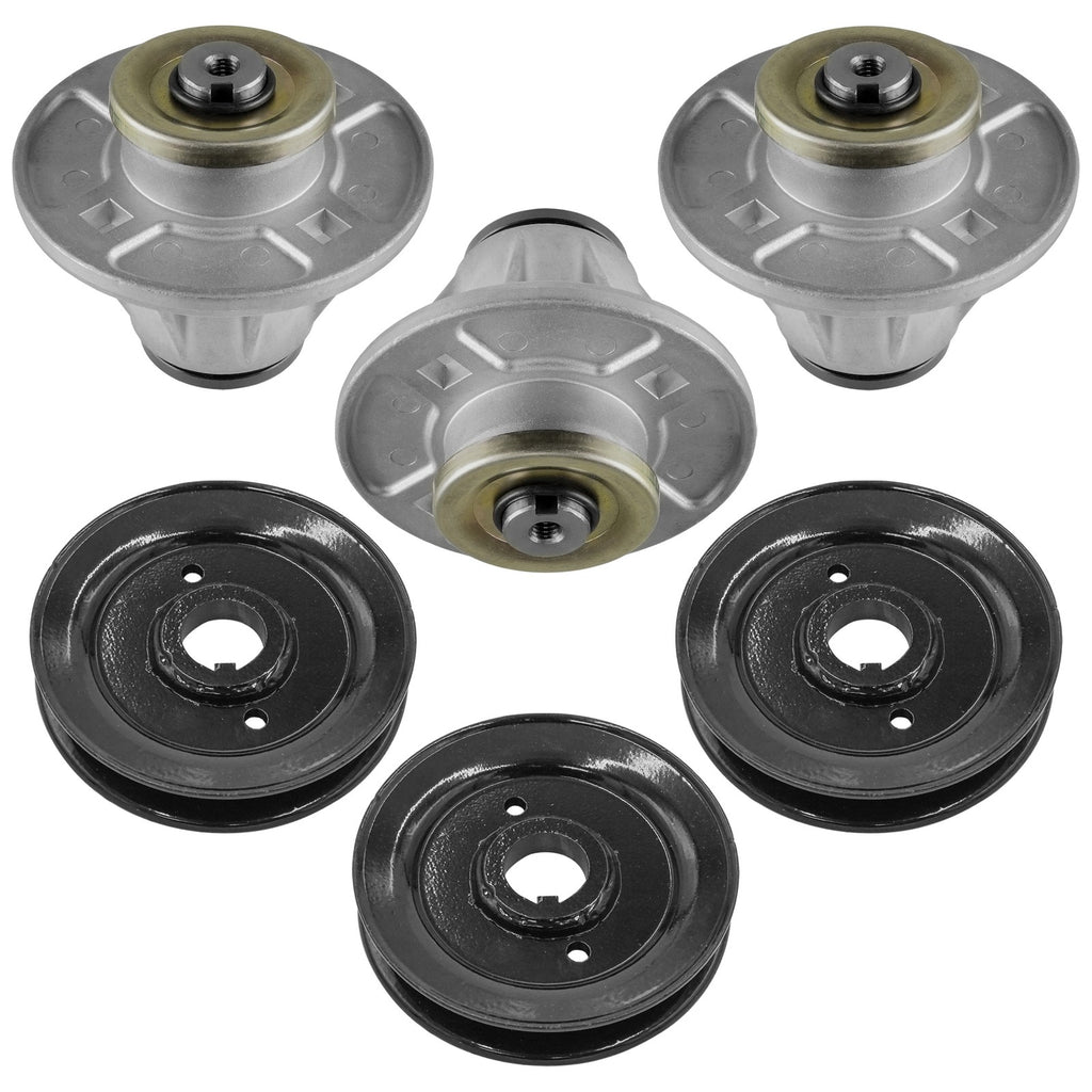 Deck Spindle with Pulley Replacement for Gravely ZT1540 ZT1640 (2015–2018)