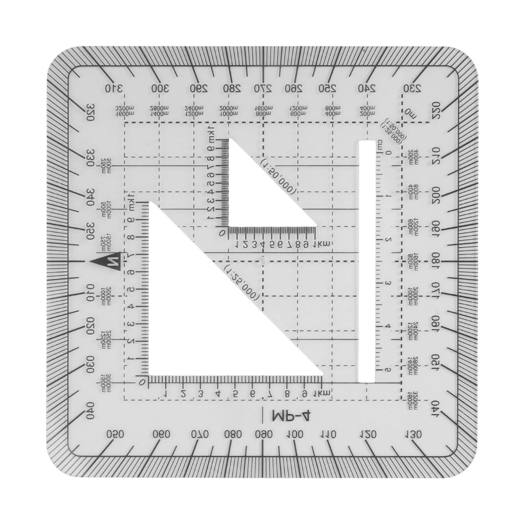 Protractor for Accurate Measurements in Land Navigation