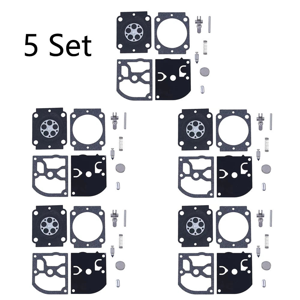 Set of 5 Carb Repair Kits for STIHL BG66 BG86 (ZAMA RB-164 RB-155)