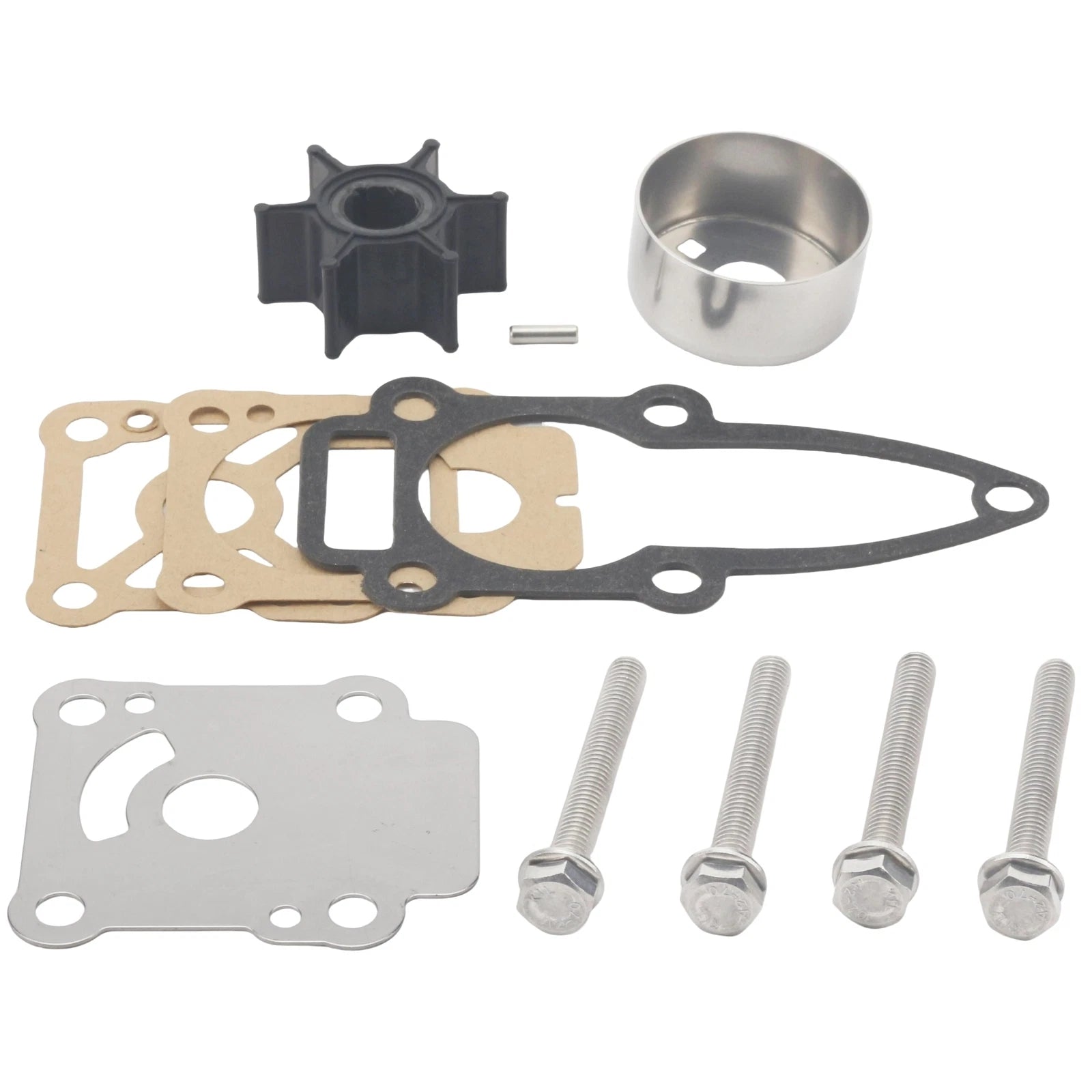 Water Pump Repair Service Kit for Mercury Mariner 8 9.8 HP (803748Q01, 803748K01)