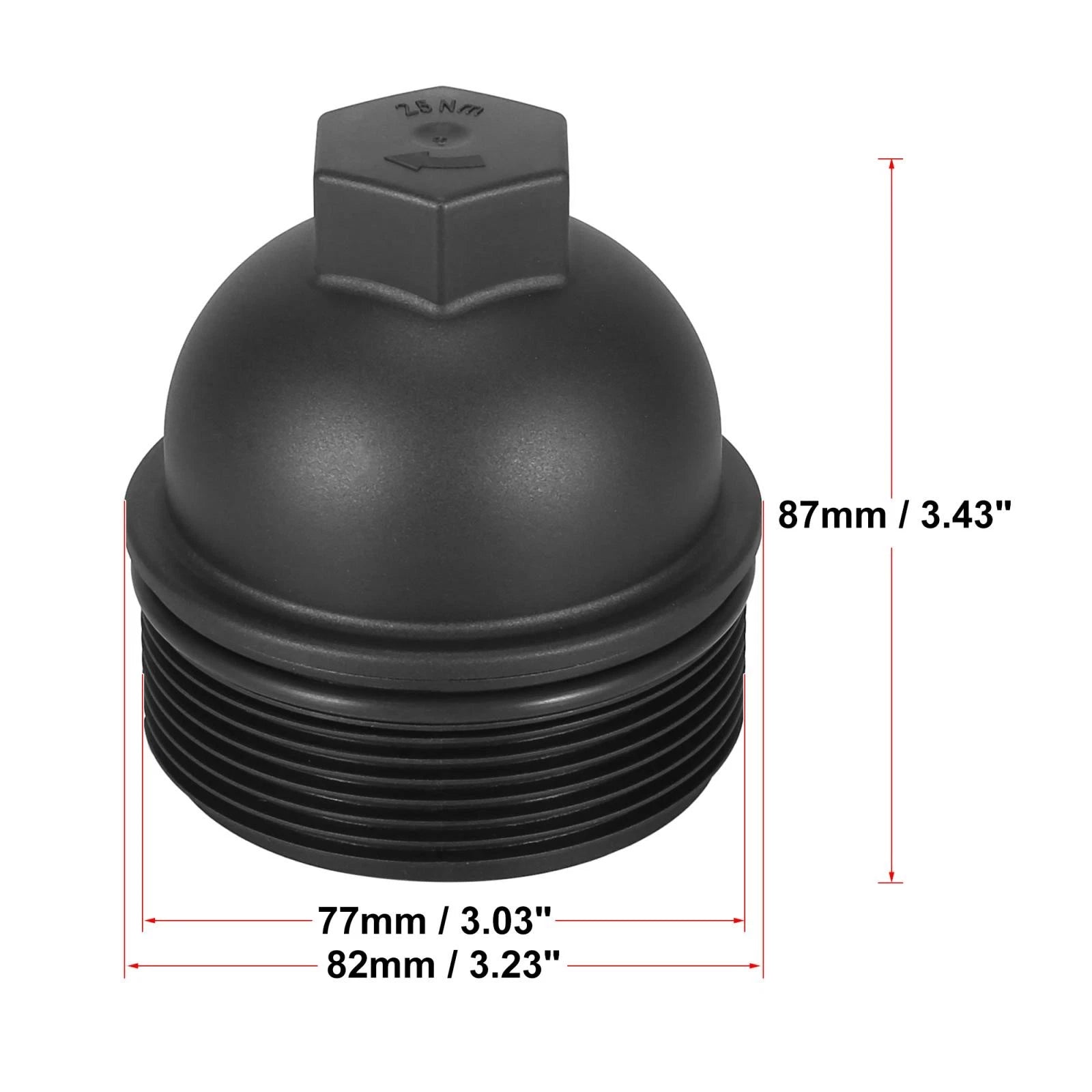Oil Filter Cap Assembly Housing Replacement for Audi A6 A8 Quattro (2010–2018)