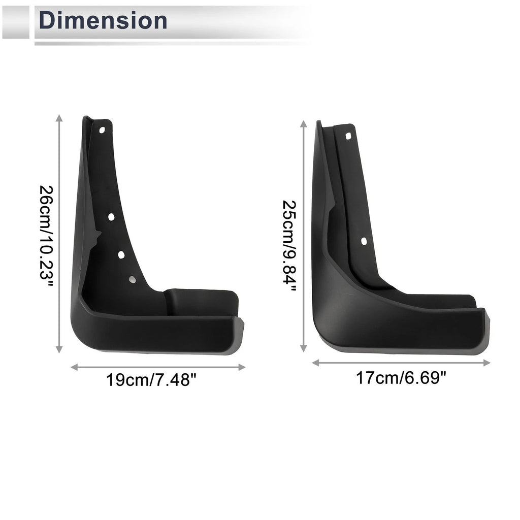 Mud Flaps Splash Guards 1Set Mud Guards for Audi A3 Saloon Sport (2017–2020)