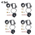Set of 4 Carburetor Rebuild Kits for Yamaha Outboard 9.9 15 HP (1986–1995) 6E7-W0093-01