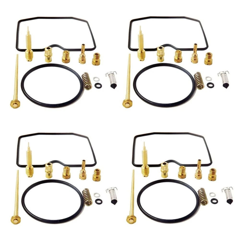 4X Carburetor Repair Kit for Kawasaki KVF300 Prairie (1999–2002)