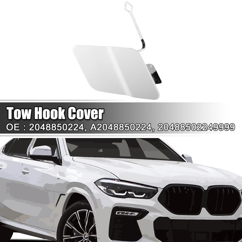 Front Bumper Tow Hook Eye Hole Cover Replacement for Mercedes GLK250 (2010–2015)