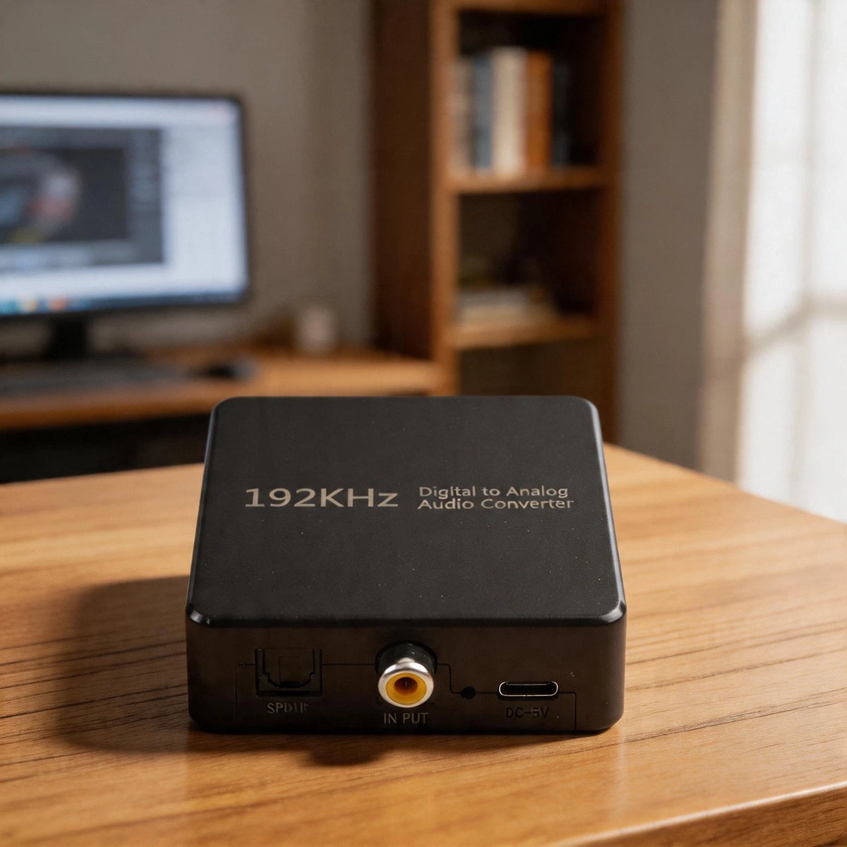 SPDIF to 3.5mm Audio Converter Adapter for Amplifiers Speakers HDTV