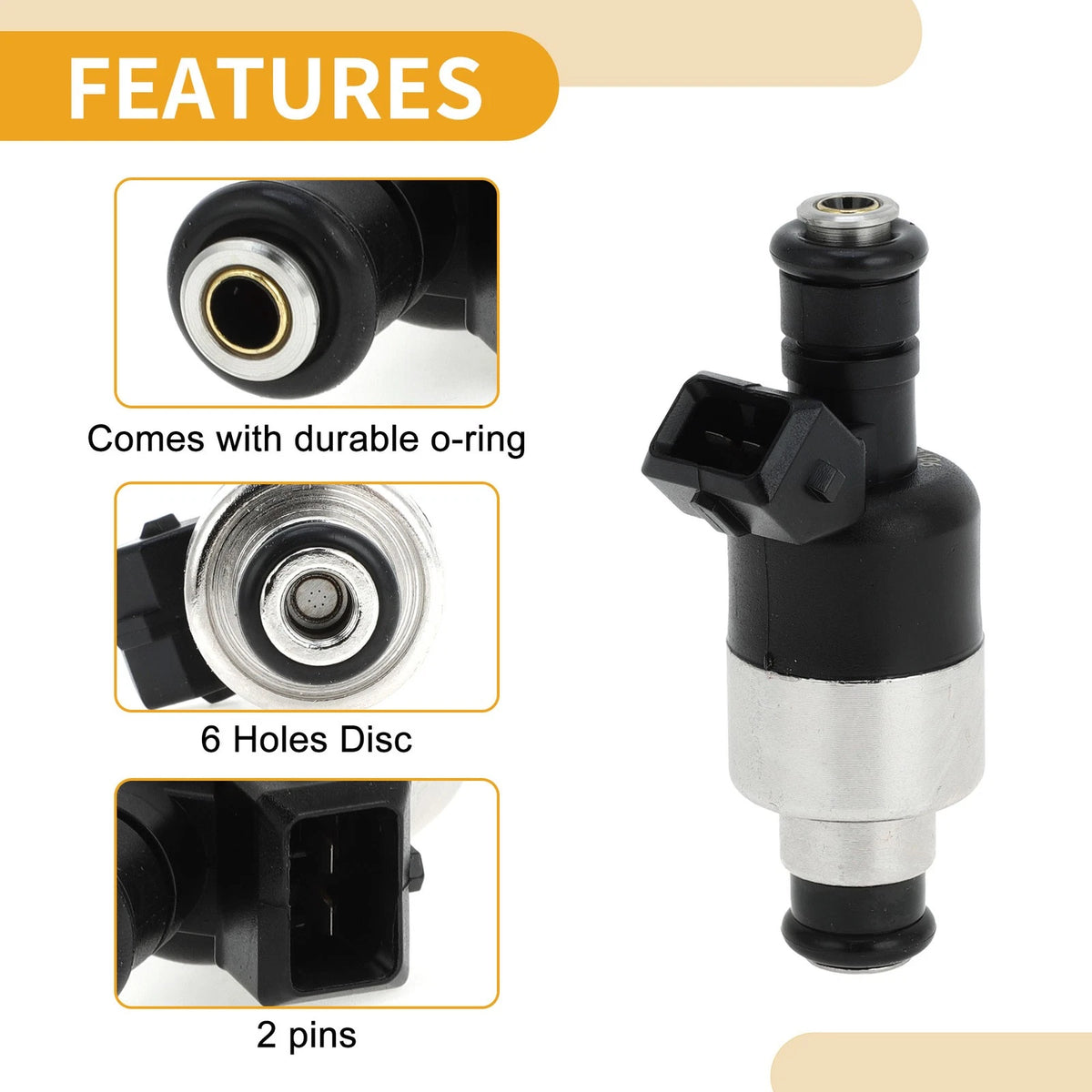 Fuel Injector Replacement for Chevrolet S10 1999–2000 1 Piece