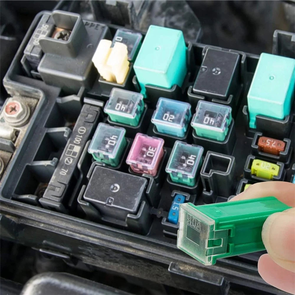 30Pcs Jcase Box Shaped Fuse Assortment Kit for