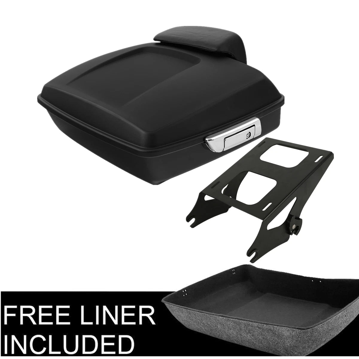 Chopped Trunk Pad Mount Rack for Harley Touring Street Glide (2014–Present)