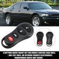 Keyless Entry Remote Shell Cover for Jeep Dodge 4 Button (2002–2020)