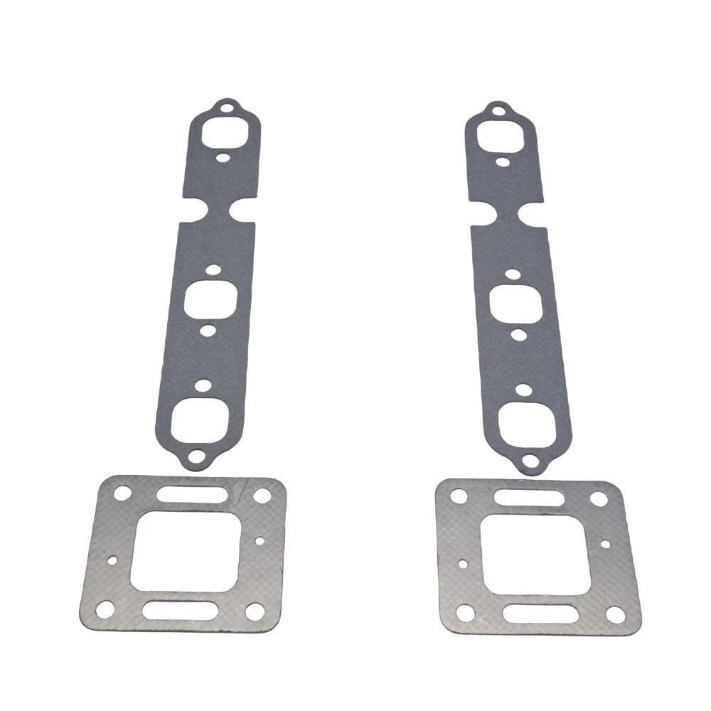 Set of 2 Exhaust Manifold Gasket Kit for Mercruiser 4.3L V6 8M0215011 27-41813