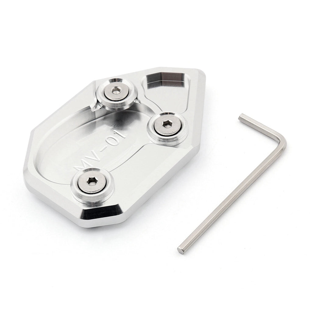 Side Kickstand Stand Plate Pad for MV Agusta Brutale 1078 F4, 990R (T9)