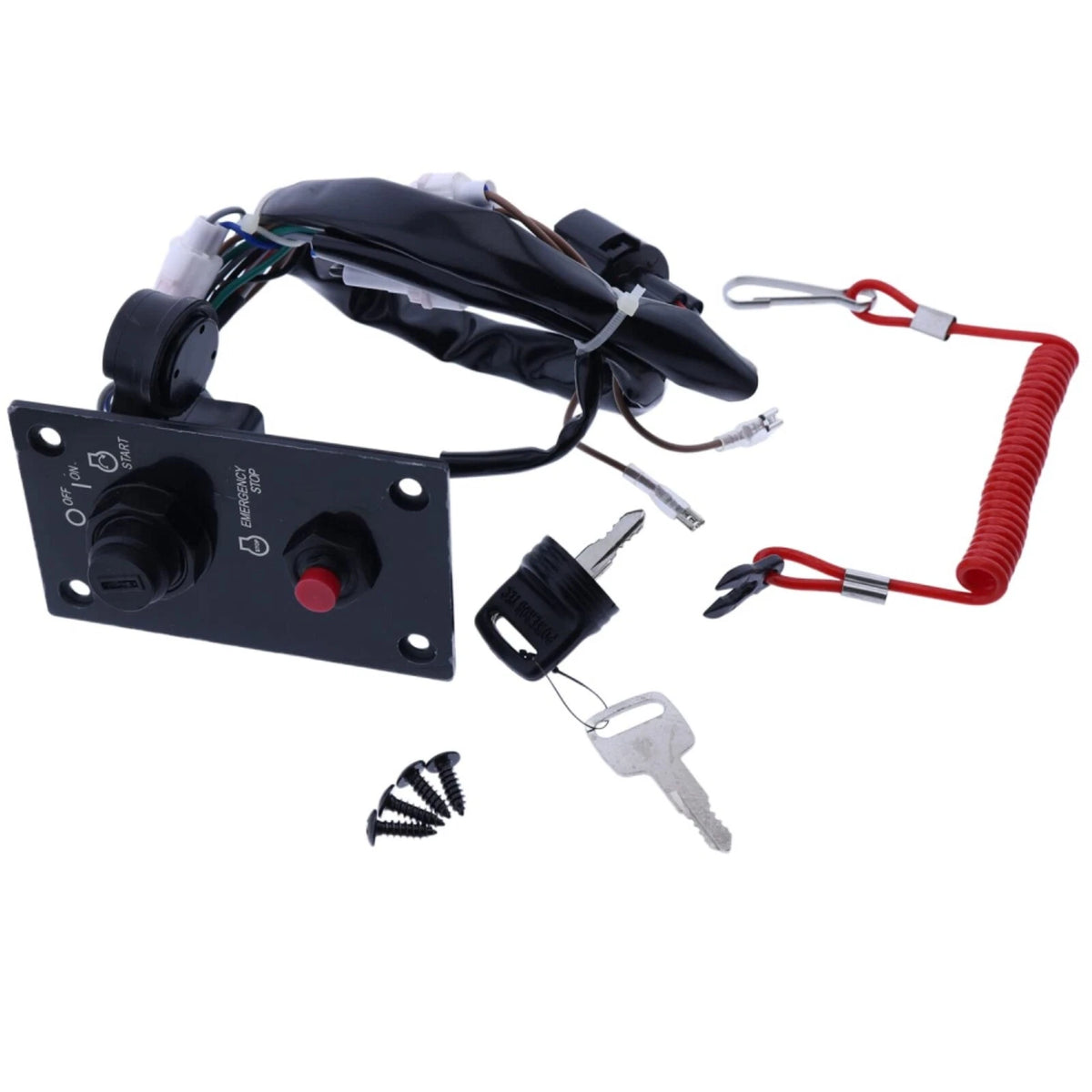 37100-96J24 For Suzuki Marine Outboard Single Ignition Key Switch Panel New
