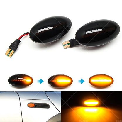 2X LED Side Indicator Turn Signal Light for Mini Cooper R50 R53