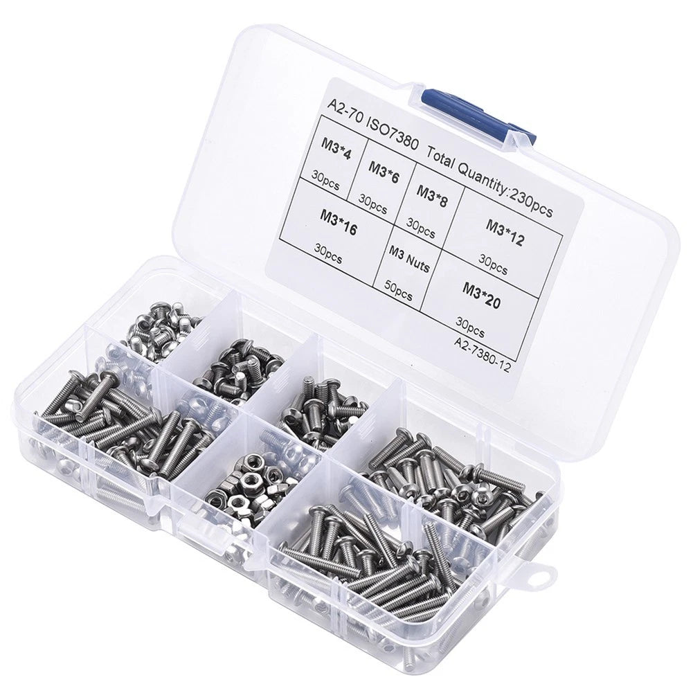 Screw Set for Furniture Hardware (304 Stainless Steel)