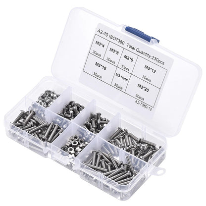 Screw Set for Furniture Hardware (304 Stainless Steel)