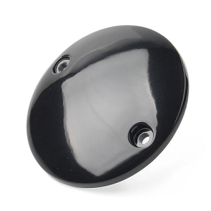 Flat Timer Ignition Points Cover for Harley Sportster XL 883 1200 (1972–2017) Black