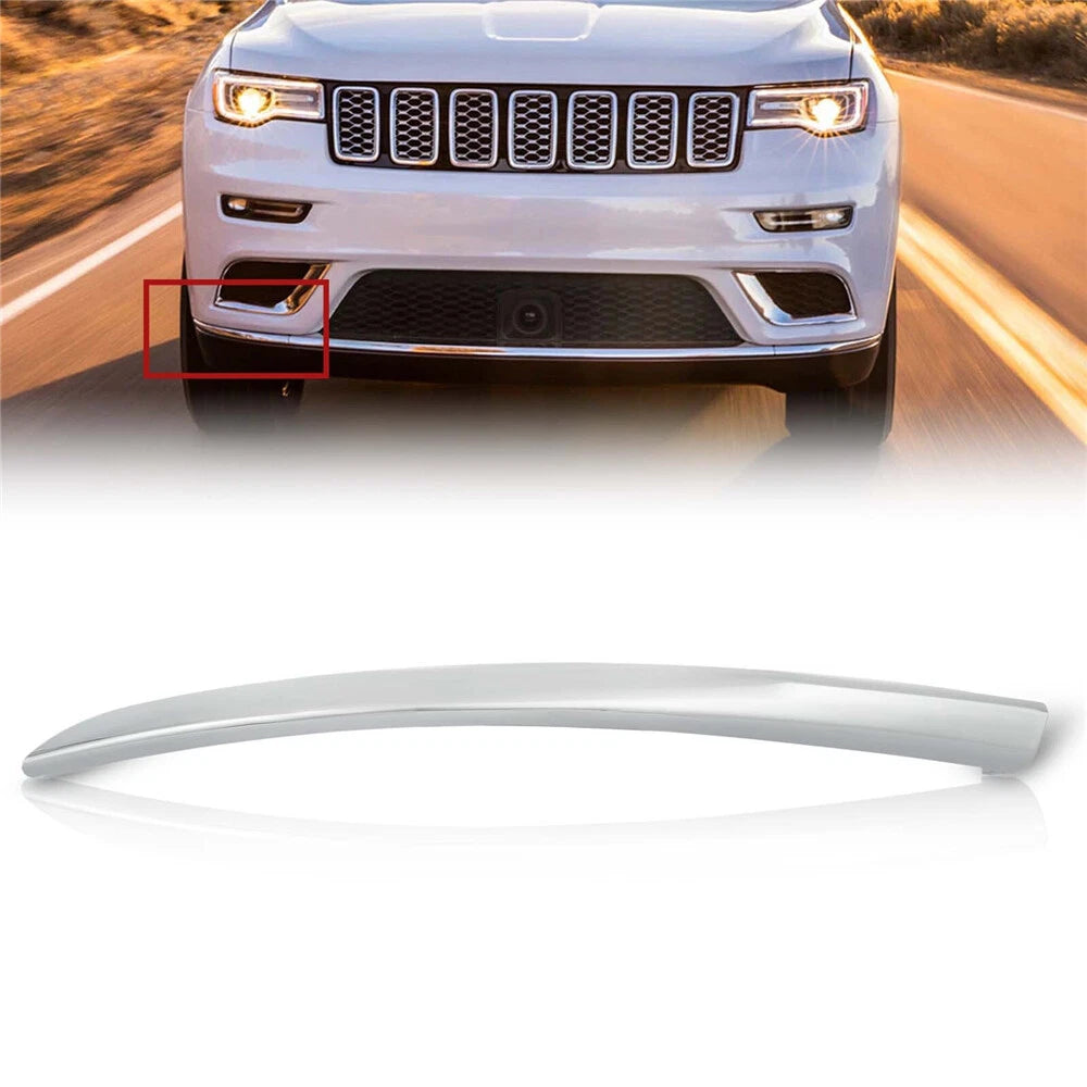 Front Bumper Trim Right Side Chrome for Jeep Grand Cherokee (2017–2021)