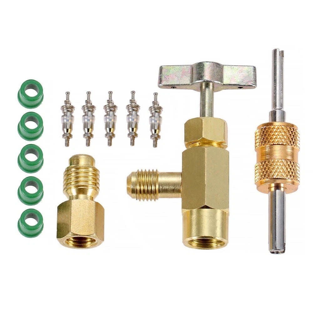 R134A Can Tap Valve Adapter Kit for DIYers and Professionals