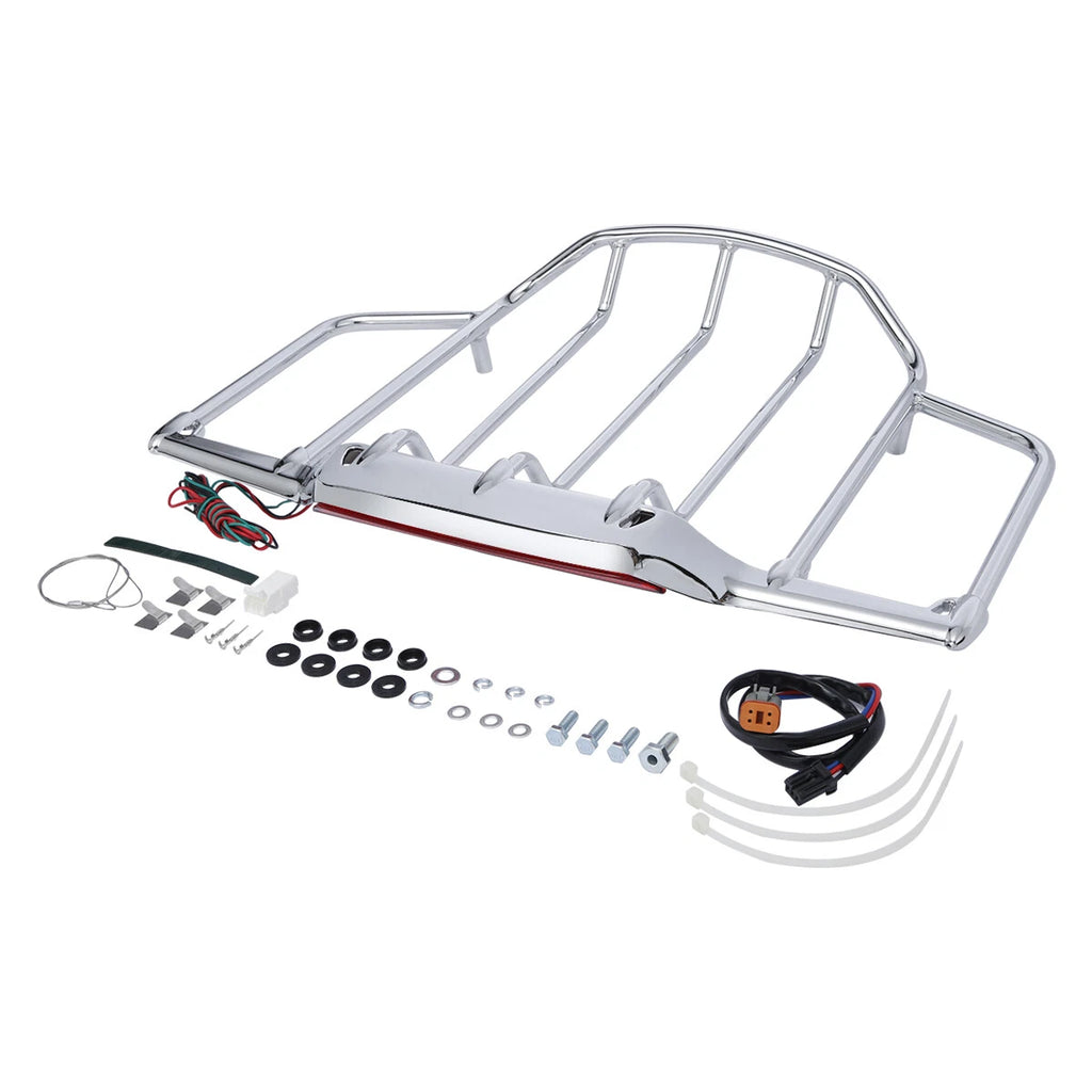 Chrome Trunk Luggage Rack for Harley Road King Glide (1993–2013)