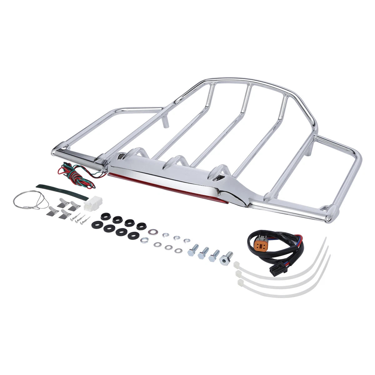Chrome Trunk Luggage Rack for Harley Road King Glide (1993–2013)