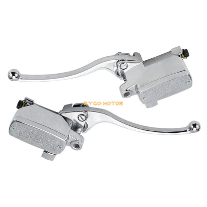 1" Hydraulic Control Brake Master Cylinder & Clutch Lever for Motorcycle